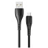 Кабель USB 2.0 A вилка - microUSB 1 м Borofone BX37 (Black)