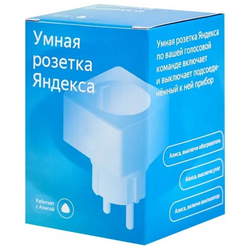 В/н Умная розетка Яндекс YNDX-0007W белая