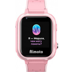 Смарт-часы AIMOTO IQ 4G с голосовым помощником Маруся розовый