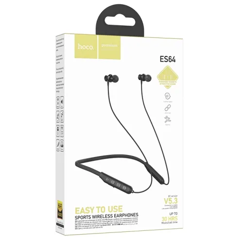Гарнитура Bluetooth HOCO ES64 black