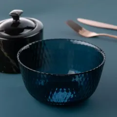 Салатник стекло Luminarc Идиллия Лондон Топаз, круглый, синий, Q1317, 12 см (422370)