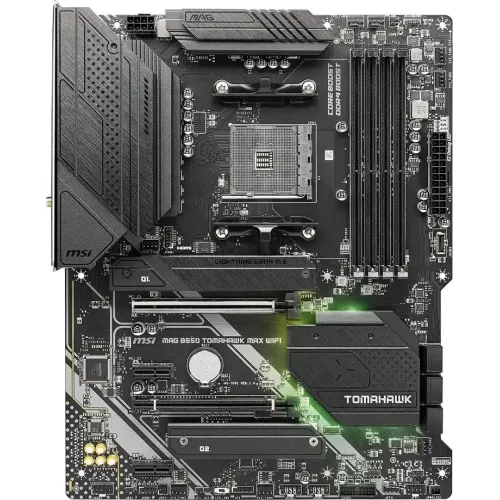 М/П SOC-AM4 MSI MAG B550 TOMAHAWK MAX WIFI Soc-AM4 AMD B550 4xDDR4 ATX AC`97 8