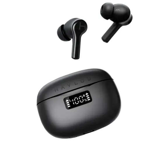 Гарнитура Bluetooth HAYLOU HQ6 ANС черный (*7)