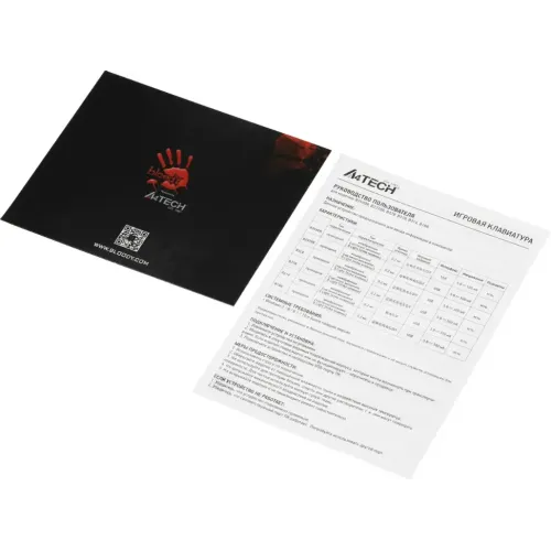 Клавиатура A4Tech Bloody B318 LED черный