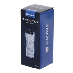 Термокружка DANIKS  0.38 л Газета YYCF001-18