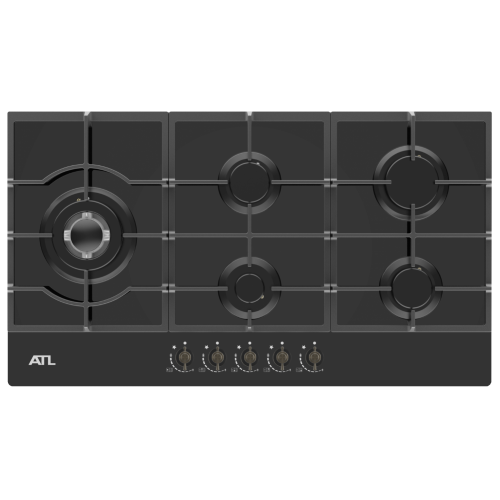 Стол газовый ATL 4 TB 90 RBK MSTGF (*7)