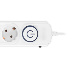 Фильтр сетевой Ippon BK-6-EU-1.8-10-W 1.8м белый