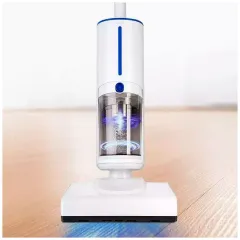 Пылесос вертикальный моющий Kitfort КТ-5157-3 белый/синий