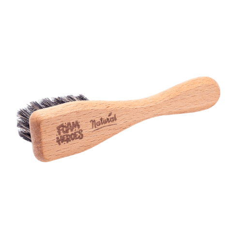 Щетка для очистки кожи Foam Heroes Natural Boar's Hair Brush 11.8x2.9см 