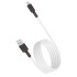 Кабель USB 2.0 A вилка - microUSB 1 м Vixion 2.4A VX-07m PRO белый