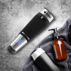 Машинка для стрижки VITEK VT-1364 черная/хром (акб)