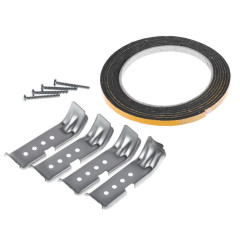 Стол газовый HOMSair HGE323GCWH белый домино