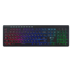 Клавиатура Oklick 490ML LED черный