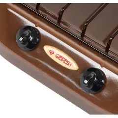 Настольная газовая плита GEFEST 700-02 коричневая (2 конфорки)