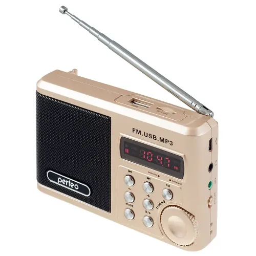 Радиоприемник PERFEO Sound Ranger PF-SV922 золотой
