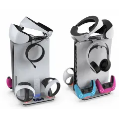 Зарядная док станция DOBE TP5-3513 для PS5 VR2 c функцией охлаждения (не подходит для PS5 Slim)