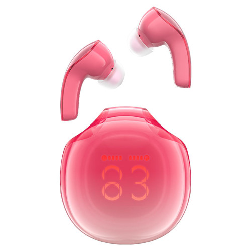 Гарнитура Bluetooth ACEFAST T9 Crystal color (Air)  красное помело (*9)