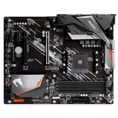 М/П SOC-AM4 Gigabyte A520 AORUS ELITE AMD A520 4xDDR4 ATX AC`97 8ch(7.1) GbLAN RAID+DV