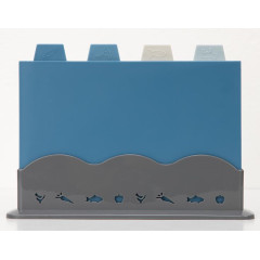 Доска разделочная пластик Miloly, набор 4 шт.