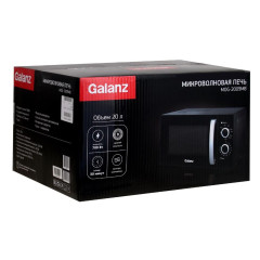 Микроволновая печь GALANZ MOG-2009MB, 20 л., черная (М)