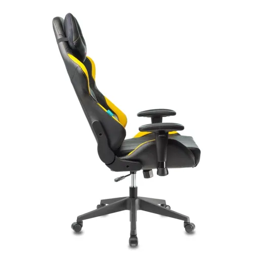 Кресло игровое Zombie VIKING 5 AERO черный/желтый эко.кожа 