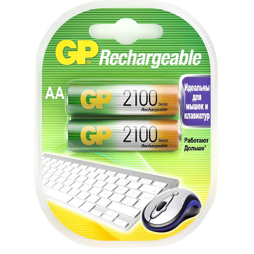 Аккумулятор GP 2100 мАч (R06) 2шт