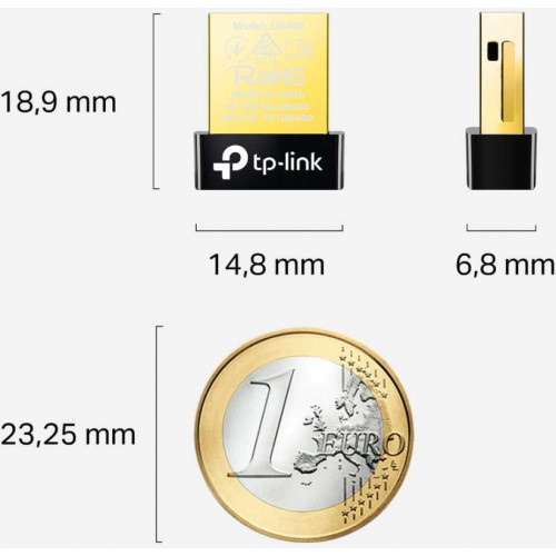 Контроллер Bluetooth TP-Link UB400 USB 2.0 (*7)