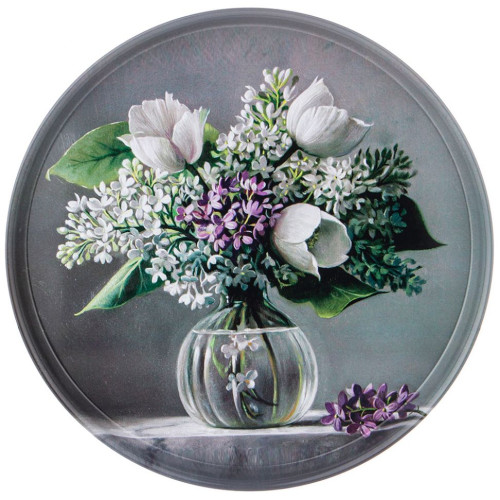 Поднос сталь AGNESS, 33х2,1см (898-070)