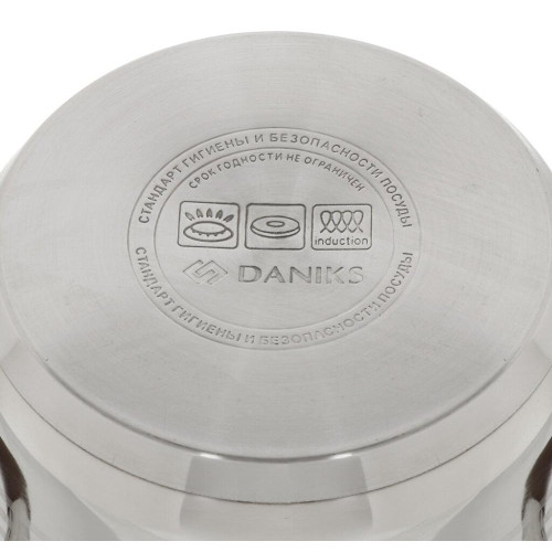 Кастрюля Daniks Веллингтон, нерж., индукция, 2 л. (GS-01415-16CA)(397628)