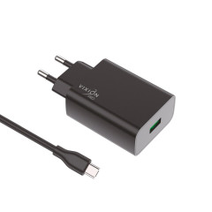 СЗУ Vixion VH-02m 2.4A Smart IC + кабель microUSB PRO