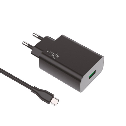 СЗУ Vixion VH-02m 2.4A Smart IC + кабель microUSB PRO