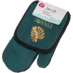 Прихватка СПЕКТР, полиэстер, набор перчатка/варежка, зеленый (B180028)(481139)