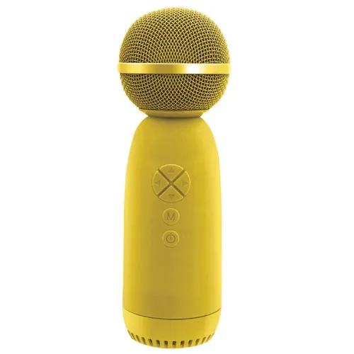 Микрофон вокальный Bluetooth AMFOX AM-MIC70 желтый (*8)