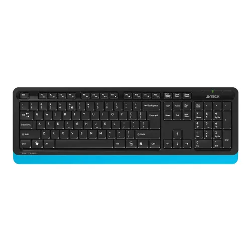 Клавиатура + Мышь A4 Fstyler FG1010 клав:черный/синий мышь:черный/синий USB Multimedia