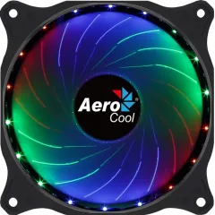 Кулер корпус 120x120x25 AeroCool Cosmo 12 черный FRGB 1000rpm 4-pin Molex