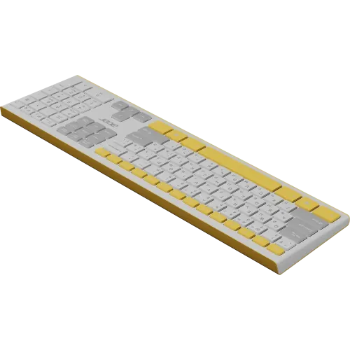 Клавиатура + Мышь Acer OCC200 желтый/белый