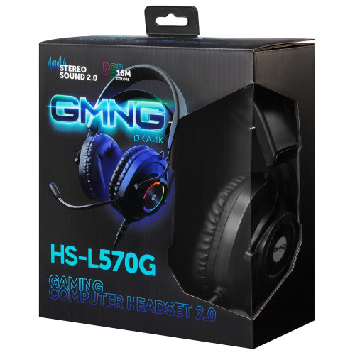 Гарнитура Oklick GMNG HS-L570G черный