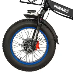 Электровелосипед Minako F10 Dual Синий