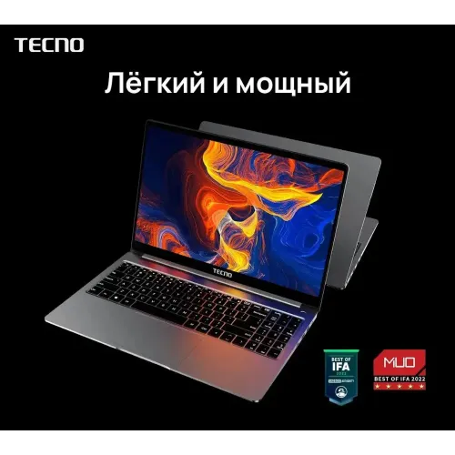 Ноутбук 15.6&quot; TECNO T1 R7 5800U/16/512GB/DOS/Silver
