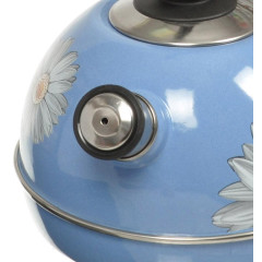 Чайник со свистком Рубин С2505, эмаль, синий туман, 3,5 л. (Т04/35/08/13/14)