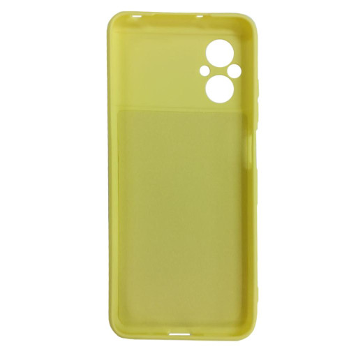 Бампер Xiaomi Poco M5 ZIBELINO Soft Case желтый