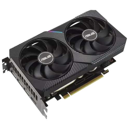 Видеокарта Asus PCI-E 4.0 DUAL-RTX3060-O8G NV RTX3060 8192Mb 128 GDDR6 1837/15000/HDMIx1/DPx3/HDCP R