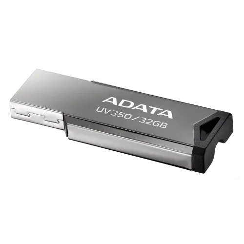 Карта USB3.1 32 GB A-DATA UV350 AUV350-32G-RBK серебристый