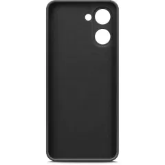 Бампер Realme C33 Borasco Microfiber Case черный