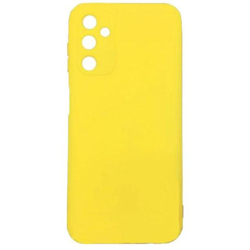 Бампер Samsung Galaxy A14 4G/5G (A145/A146) ZIBELINO Soft Matte желтый с микрофиброй