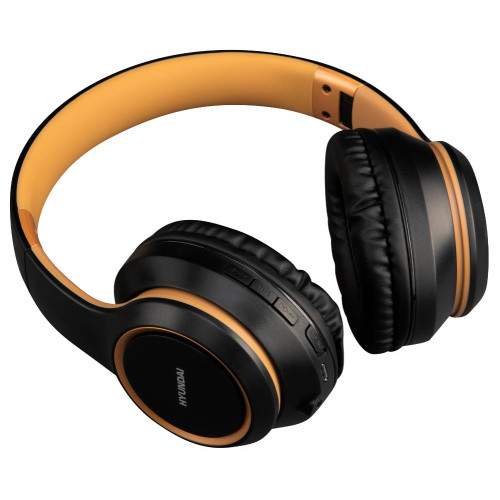 Гарнитура Bluetooth Hyundai H-HP100B черный/белый