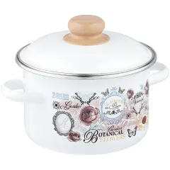 Кастрюля APPETITE Roses, эмаль, 2,0л (1RD161М)