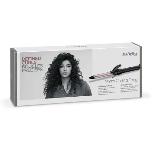 Щипцы BABYLISS C319E, чёрные (2462355) (19 мм)
