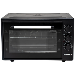 Электропечь KRAFT KF-MO 3800 BL черная
