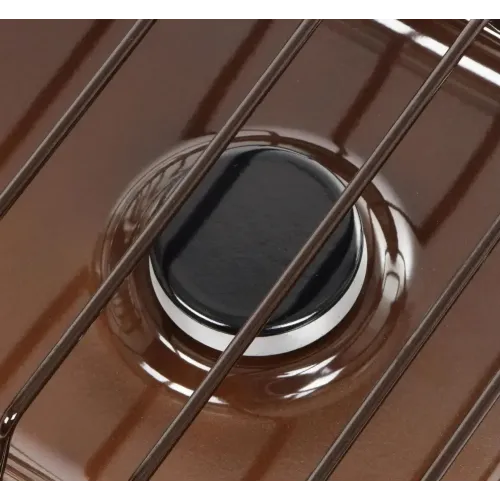 Настольная газовая плита GEFEST 700-02 коричневая (2 конфорки)